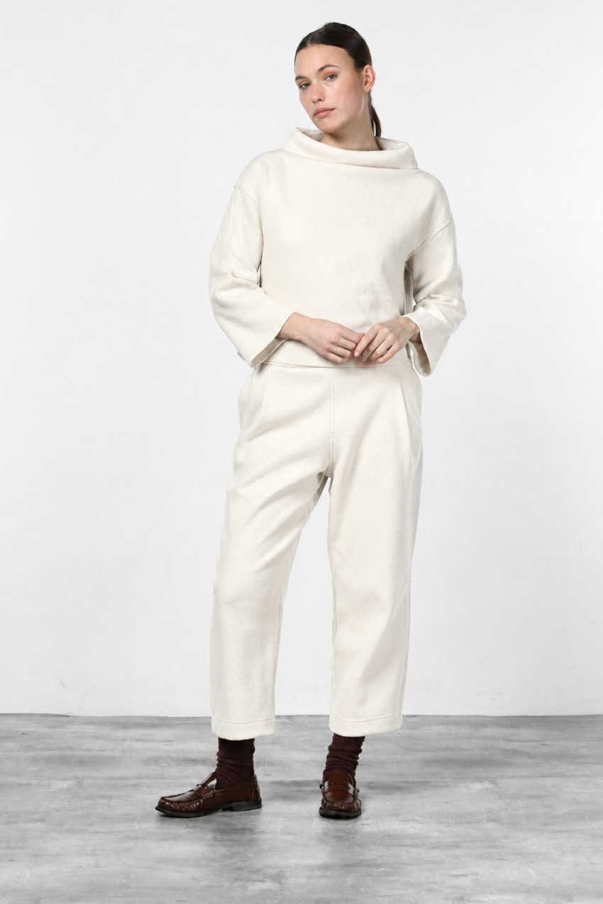 Nathi women’s sweatshirt in wool cloth