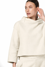 Nathi women’s sweatshirt in wool cloth