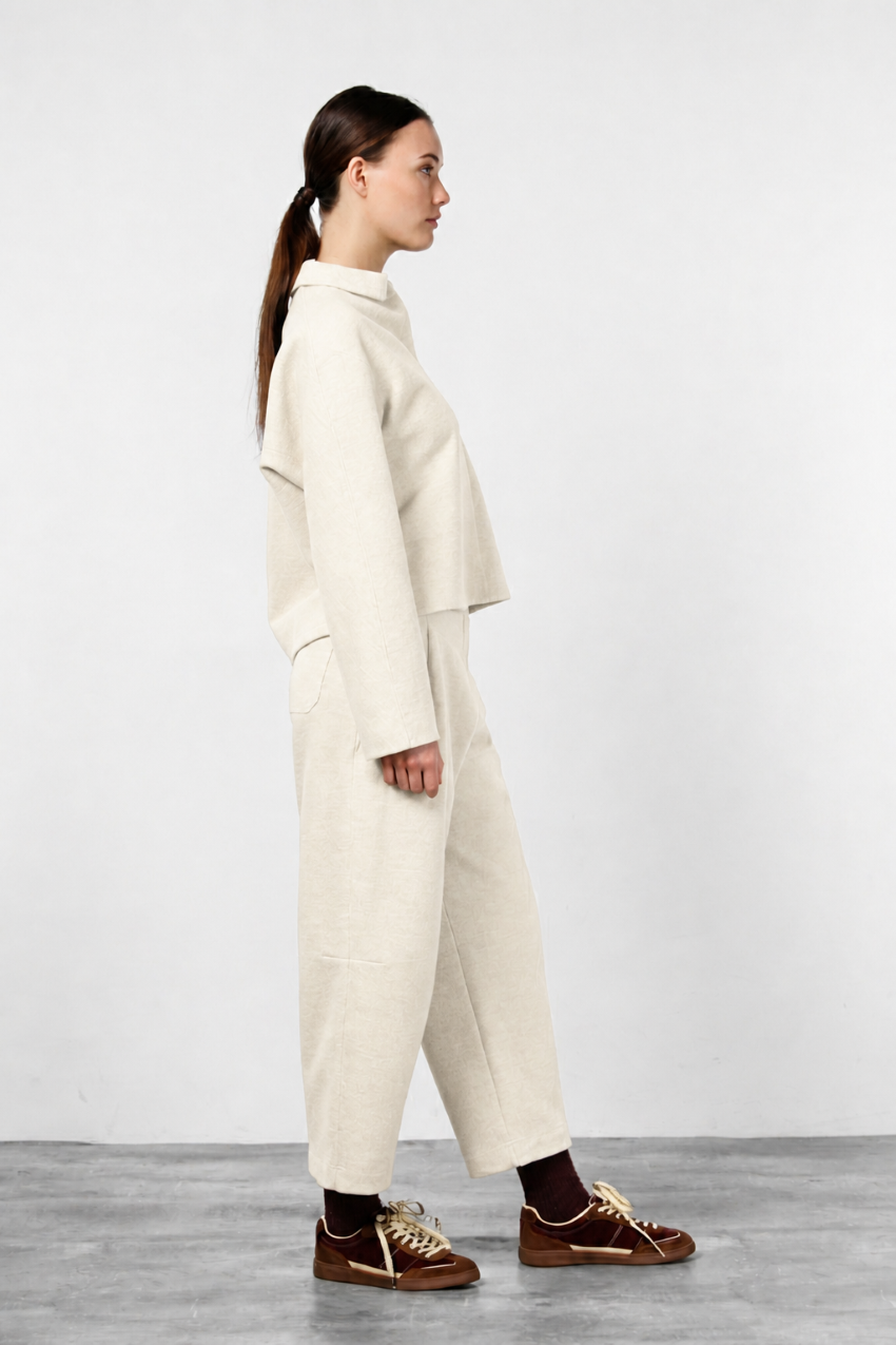 Simon women’s sweatshirt in wool cloth