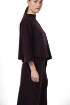 Ida felpa donna in panno di lana