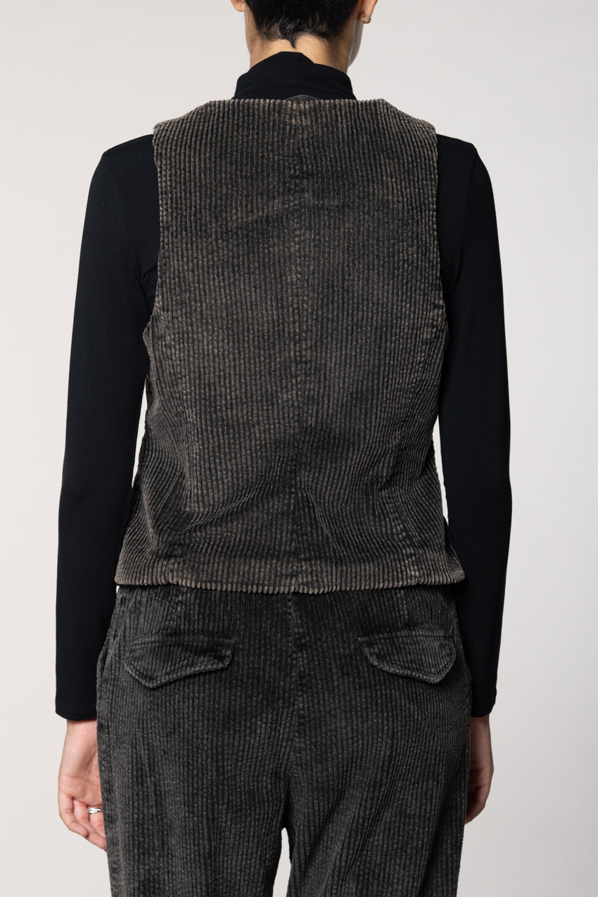 Ellen Damenweste aus Breitcord