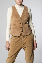 Ellen women’s gilet in wide-wale corduroy
