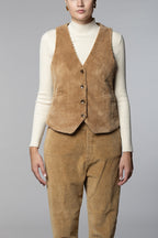 Ellen women’s gilet in wide-wale corduroy