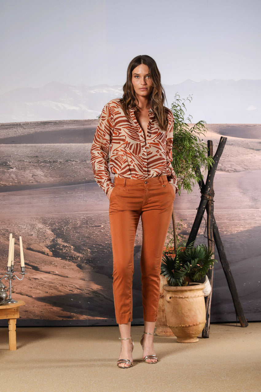 Jaqueline Capri women's chino pants in twill slim fit