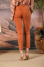 Jaqueline Capri pantalone chino donna in twill slim fit