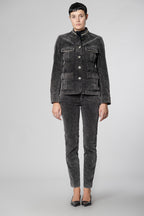 Jaqueline Archivio women’s chino trousers in 1000 wale corduroy slim fit