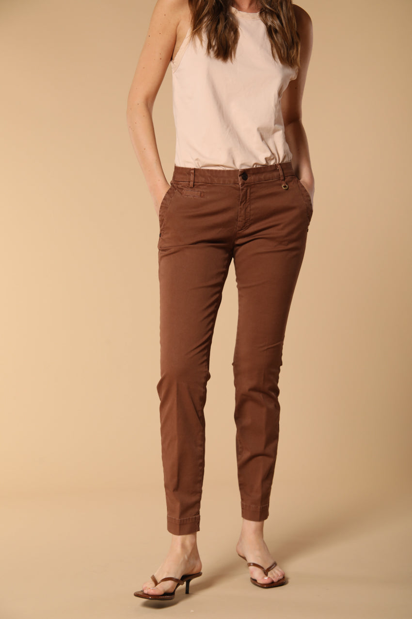 Jaqueline Archivio women's chino pants in gabardine slim fit