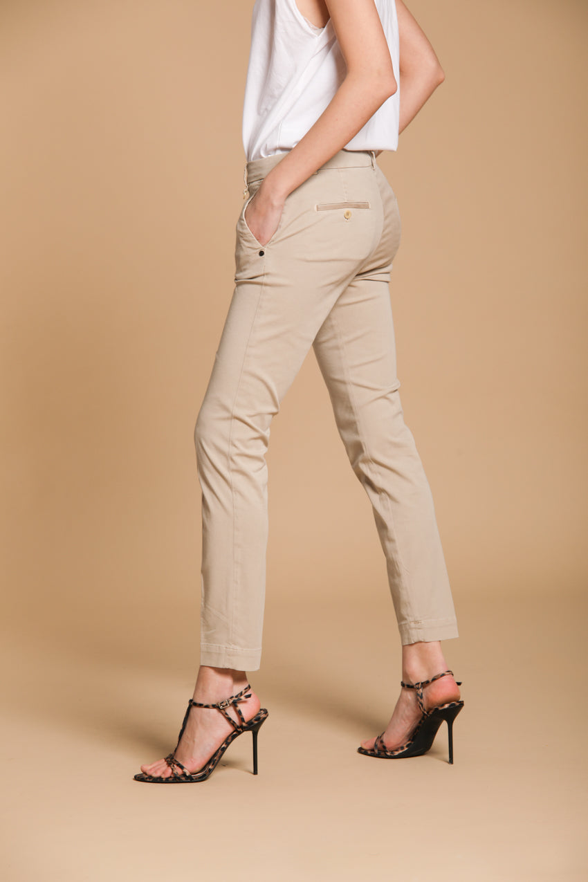 Jaqueline Archivio women's chino pants in gabardine slim fit