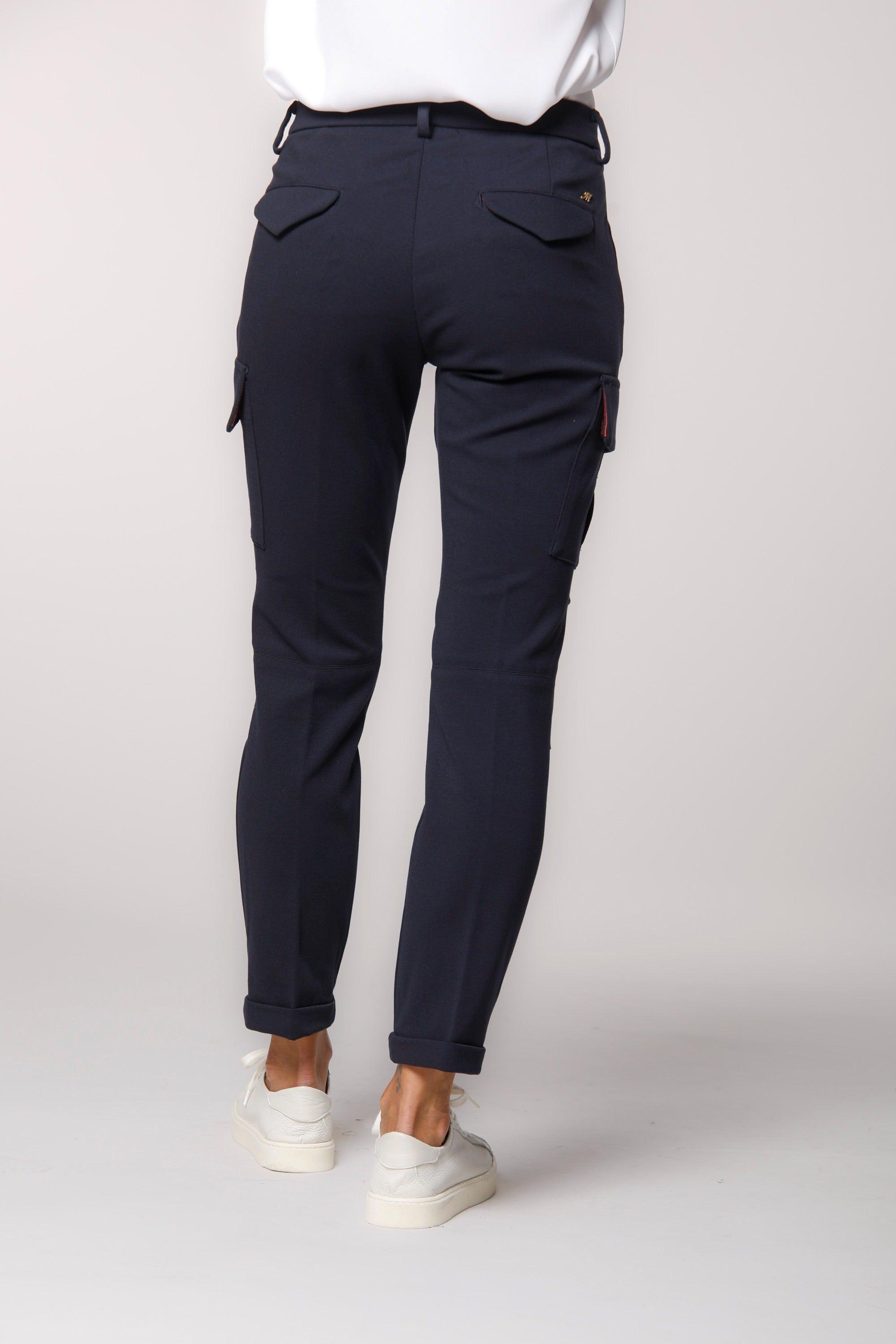 picture 4 of women's Chile City cargo pants in dark blue jersey by Mason's