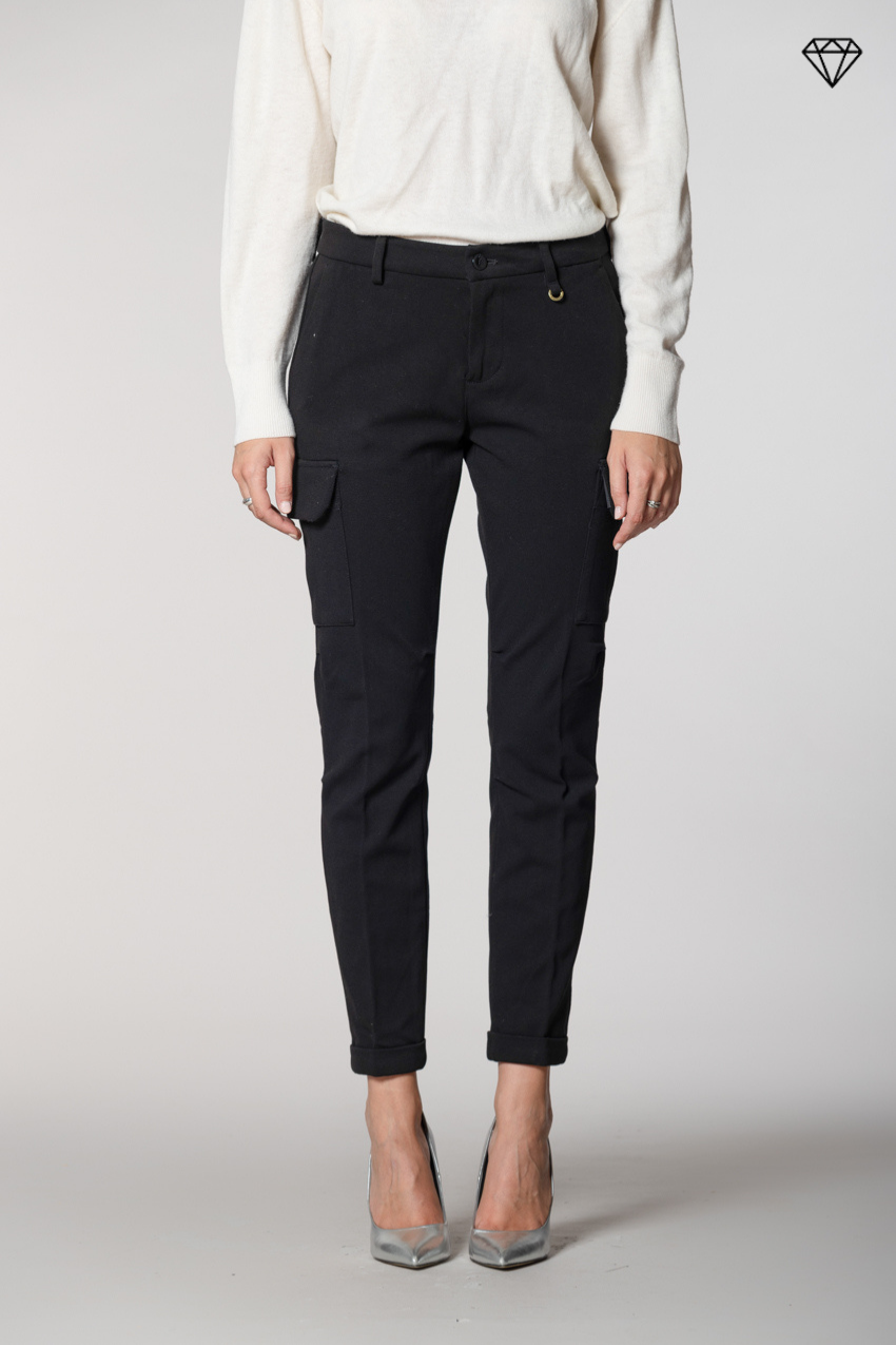 Chile City women’s cargo trousers in technical jersey slim fit ①