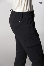 Chile City women’s cargo trousers in technical jersey slim fit ①