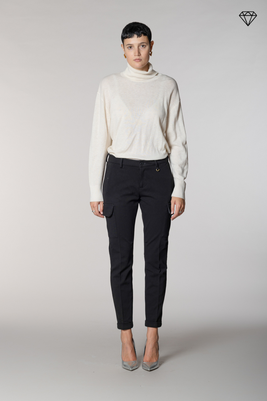 Chile City women’s cargo trousers in technical jersey slim fit ①