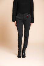 Chile City pantalone cargo donna in raso slim fit