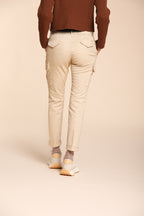 Chile City women’s cargo trousers in satin slim fit