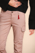 Chile City women’s cargo trousers in satin slim fit