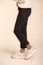 Chile City pantalone cargo donna in raso slim fit