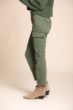 Chile City women’s cargo trousers in satin slim fit