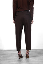 New York O Shape pantalón chino de mujer en jersey técnico carrot fit