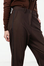 New York O Shape pantalón chino de mujer en jersey técnico carrot fit