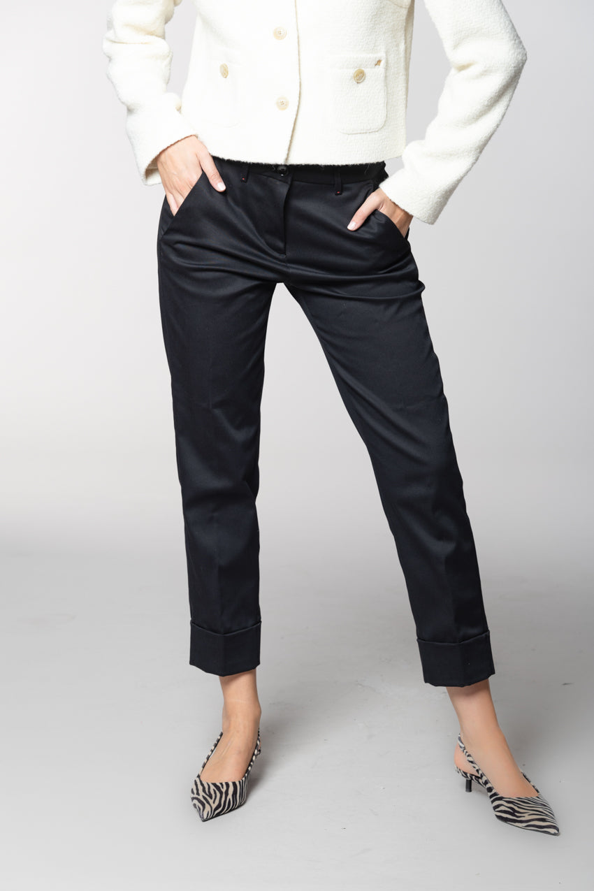 New York Carrot pantalone chino donna in gabardina carrot fit