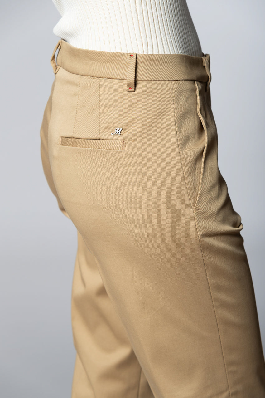 New York Carrot pantalone chino donna in gabardina carrot fit