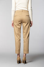 New York Carrot pantalone chino donna in gabardina carrot fit