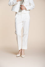 New York Carrot Hose Chino Damen aus Jersey carrot fit