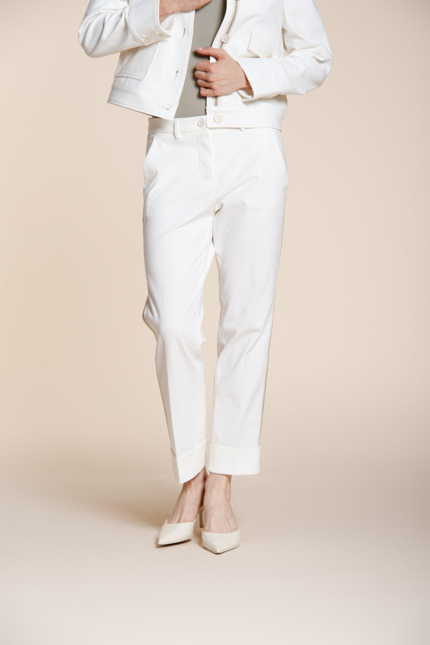 New York Carrot Hose Chino Damen aus Jersey carrot fit