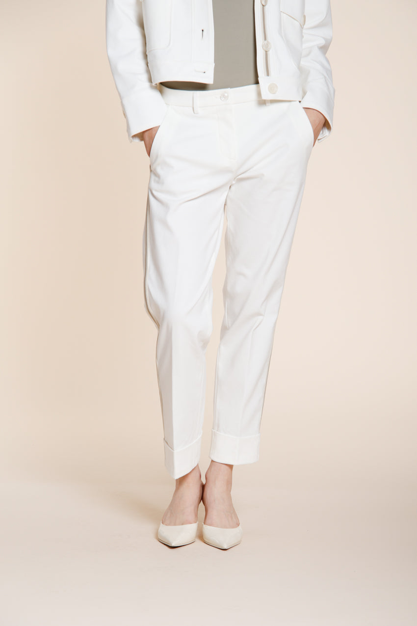 New York Carrot Hose Chino Damen aus Jersey carrot fit