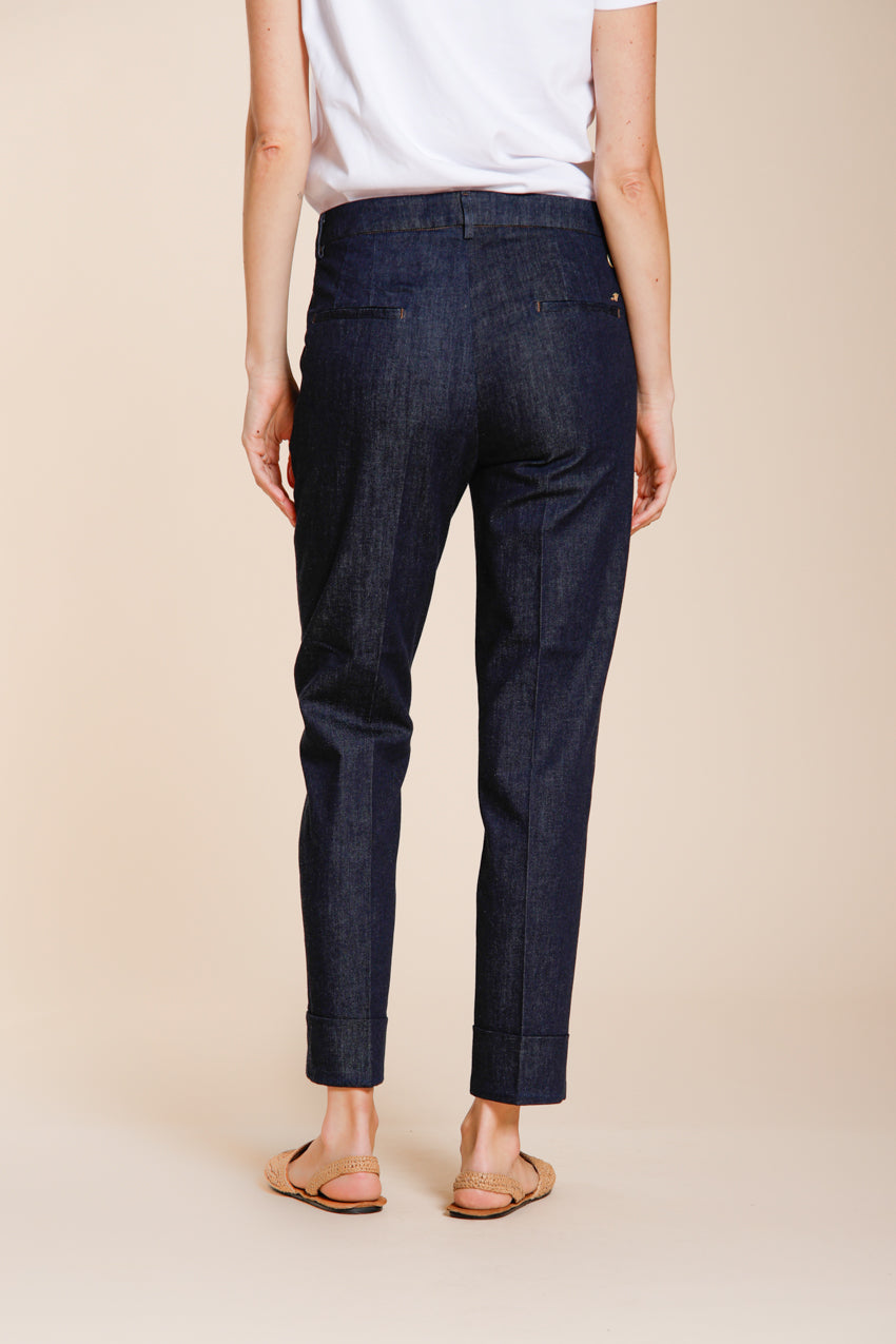 New York Carrot Damen Chinohose aus Denim carrot fit