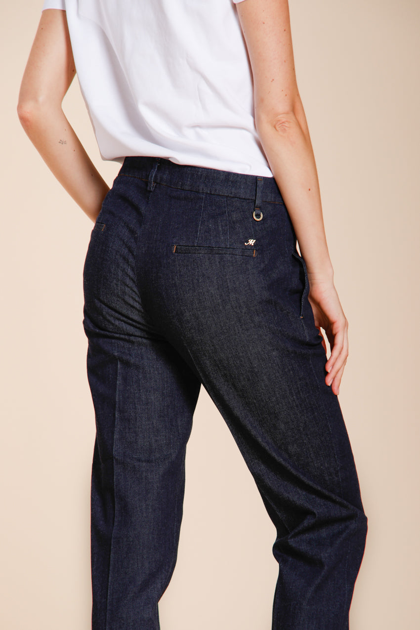 New York Carrot Damen Chinohose aus Denim carrot fit