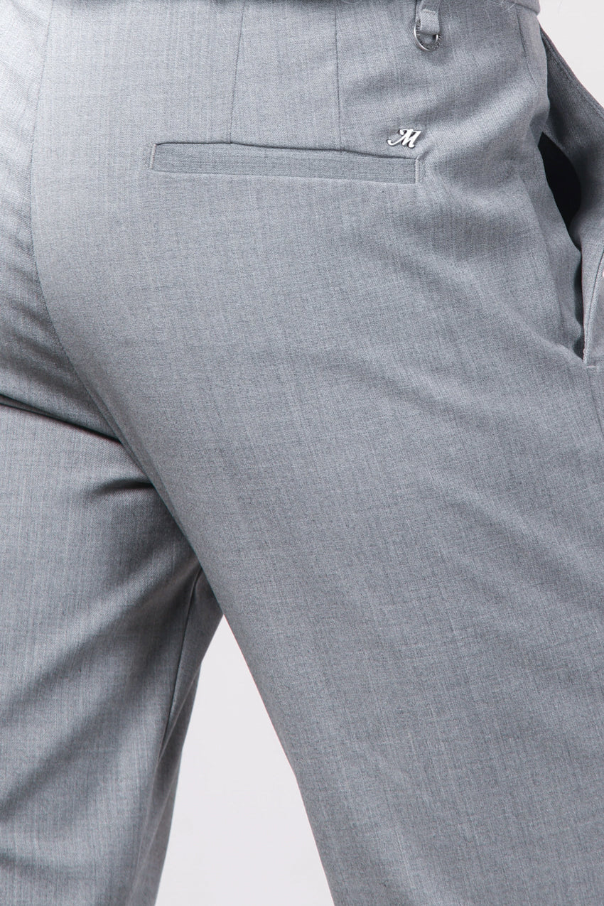 New York Carrot Chinohose für Damen aus Wolle mit carrot fit