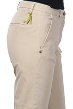 New York Carrot pantalone chino donna in raso carrot fit ①
