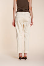 New York Carrot Hose Chino Damen aus Stretch-Satin carrot fit ①