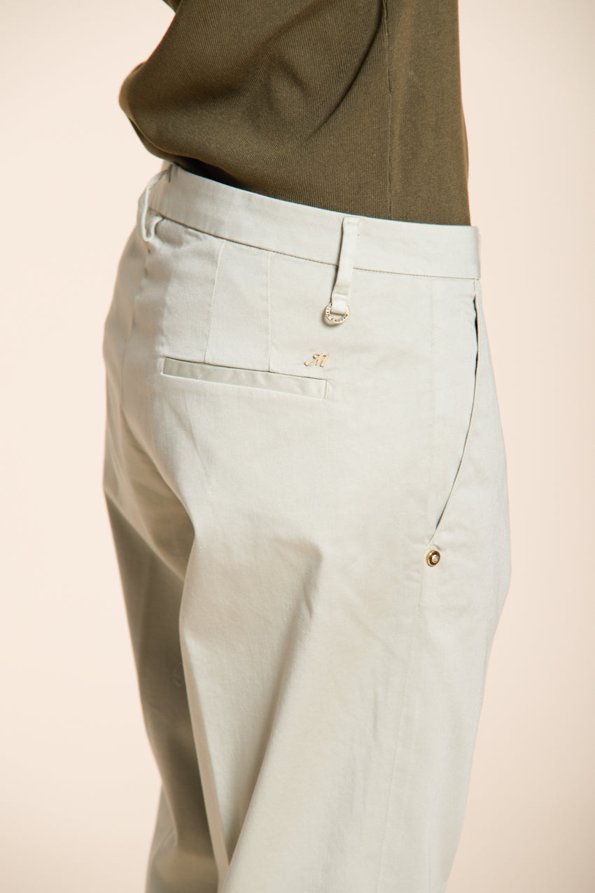 New York Carrot Hose Chino Damen aus Stretch-Satin carrot fit ①