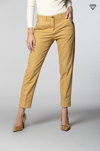 New York Carrot pantalone chino donna in cotone lana carrot fit ①