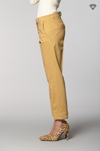 New York Carrot pantalone chino donna in cotone lana carrot fit ①