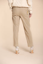 New York Carrot pantalone chino donna in cotone lana carrot fit ①