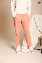 Foto 1 New York Carrot Pince pantalone chino donna in cotone cashmere carrot fit ①