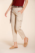 Marlene Cargo pantalón cargo mujer en twill ligero stretch carrot fit