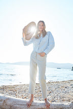 New York Carrot pantalón chino mujer en esterilla carrot fit