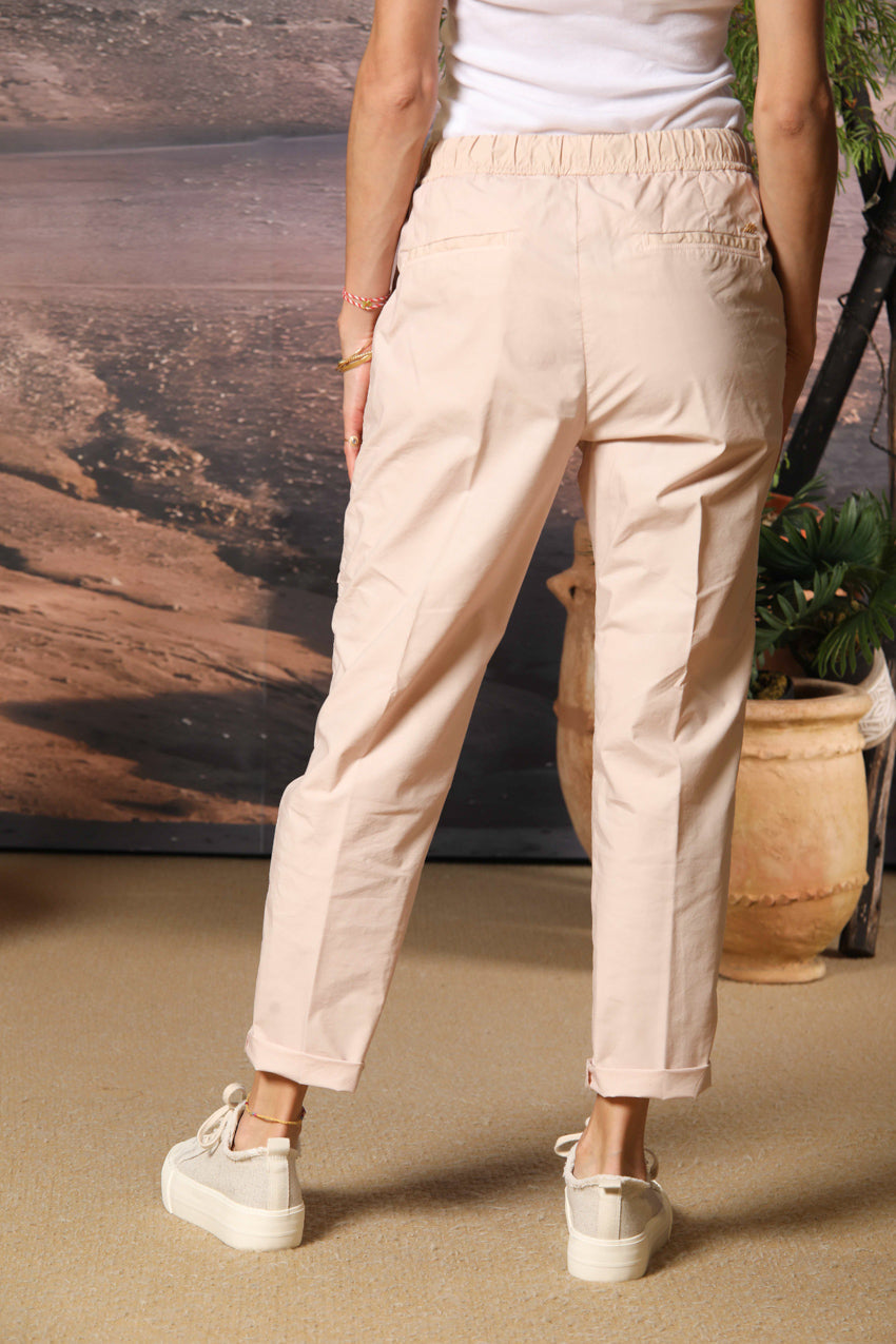 Fatique Jogger pantalone cargo jogger donna in tela paracadute misto tencel e cotone carrot fit