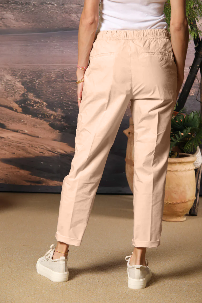 Fatique Jogger pantalone cargo jogger donna in tela paracadute misto tencel e cotone carrot fit