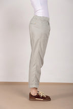 Easy Jogger pantalon chino femme en molleton stretch relaxed fit