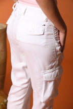 Asia Snake pantalone cargo donna in modal relaxed fit