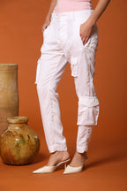 Asia Snake pantalone cargo donna in modal relaxed fit