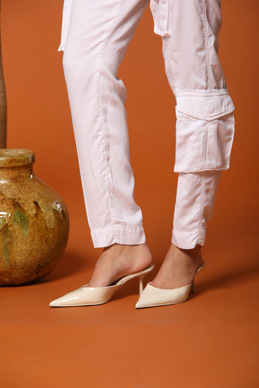 Asia Snake pantalone cargo donna in modal relaxed fit