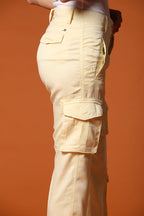 Asia Snake pantalone cargo donna in modal relaxed fit