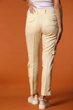 Asia Snake pantalone cargo donna in modal relaxed fit