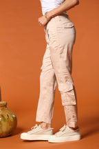 Asia Snake pantalone cargo donna in modal relaxed fit